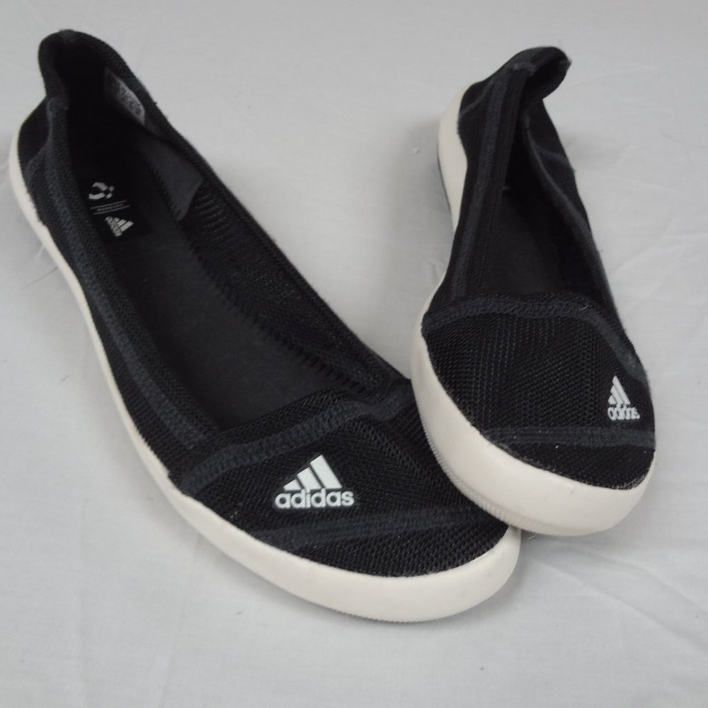 ADIDAS OUTDOOR TRAXION NET MESH SLIP ON WOMENS SHOES LIGHTWEIGHT BLACK SIZE 10.5